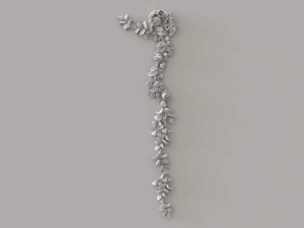彎角｜垂懸角花｜飾花｜產品模組範例｜OH-0001