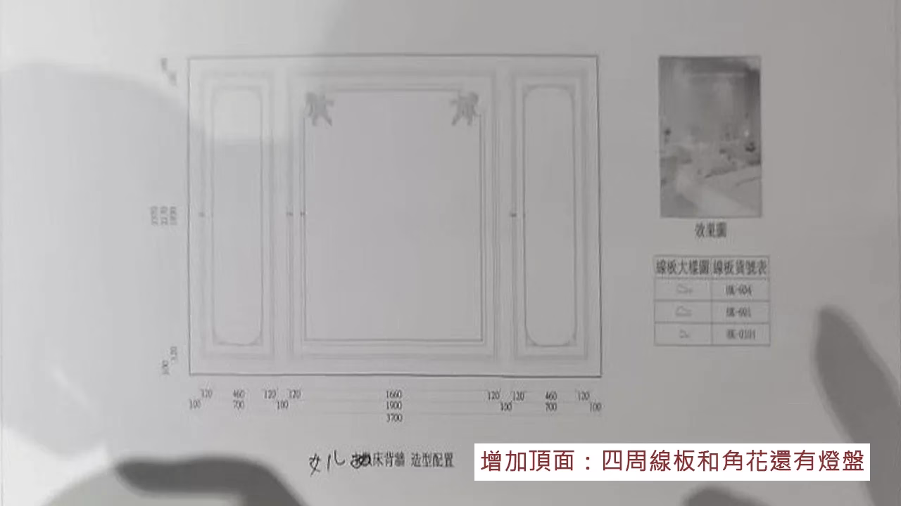 初稿完成後，若出現實際與圖示有誤差之情況，可調整修改