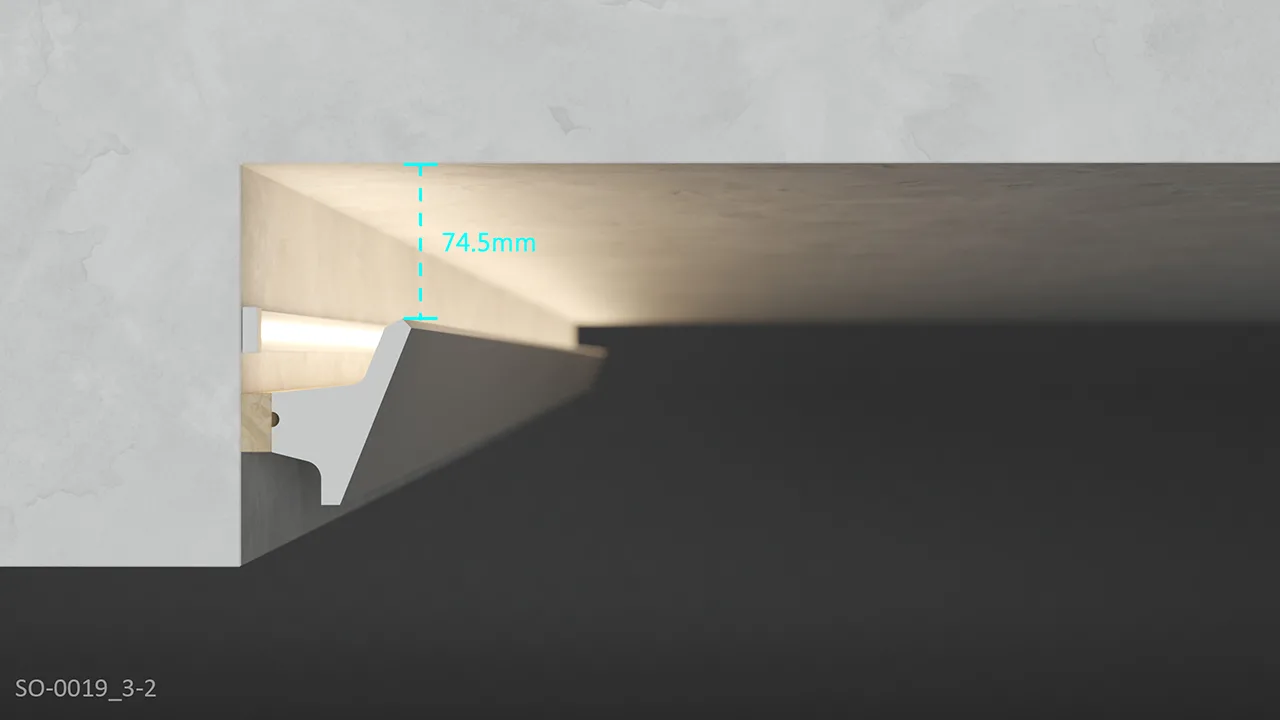 天花板施作剖面圖-3，運用新影線板SE-16010