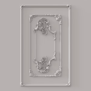 組花｜環形燈盤｜主牆｜立牆｜模板｜飾花｜產品模組範例｜OK-0017