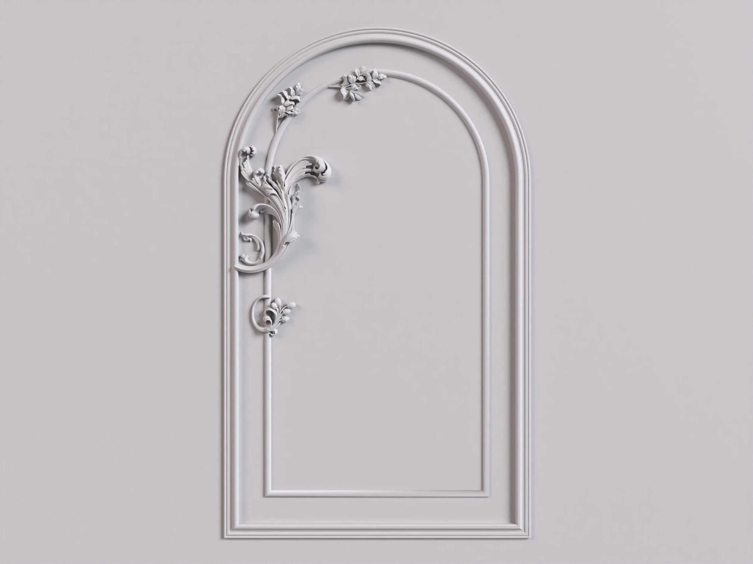 組花｜環形燈盤｜主牆｜立牆｜模板｜飾花｜產品模組範例｜OK-0040