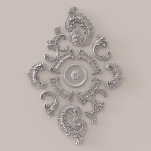 彎角｜角花｜中花｜燈盤／燈座｜主花｜花冠｜中腰花｜門楣-塔頭飾花｜垂懸角花｜邊花｜組花｜環形燈盤｜主牆｜立牆｜模板｜飾花｜產品模組範例｜OOC-0038